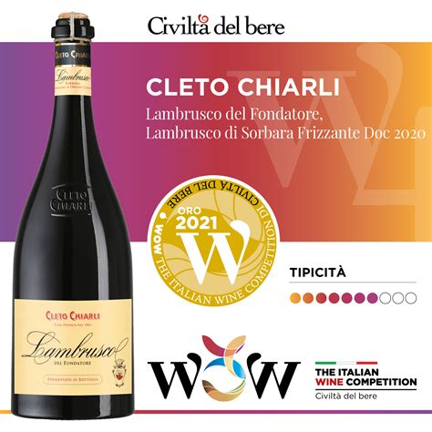 WOW THE ITALIAN WINE COMPETITION Cleto Chiarli Lambrusco Del