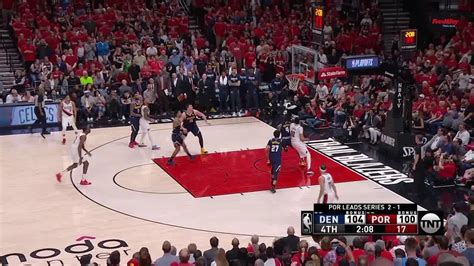 Nba Playoff Nuggets Vs Trail Blazers Round Game Move