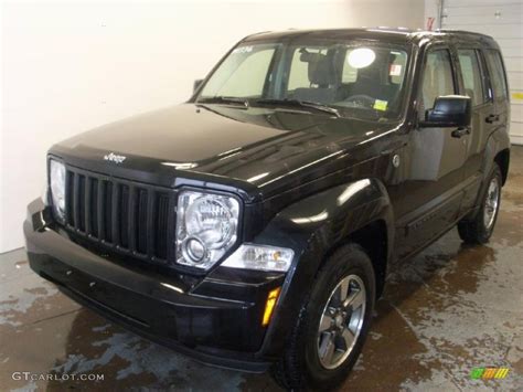 Brilliant Black Crystal Pearl Jeep Liberty Sport X