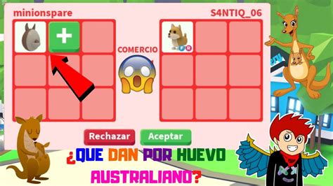 ¿que Dan Por Huevo Australiano Ausse Egg 🥚🤎🦘 Adopt Me Trades Roblox Mael26 Youtube