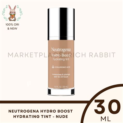 Jual Neutrogena Hydro Boost Hydrating Tint Hyaluronic Acid Foundation 30 Ml Nude Di Seller
