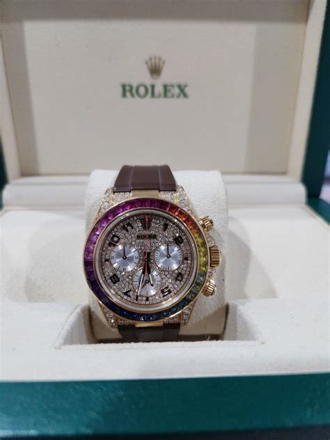 Rolex Daytona Rainbow, Luxury, Watches on Carousell