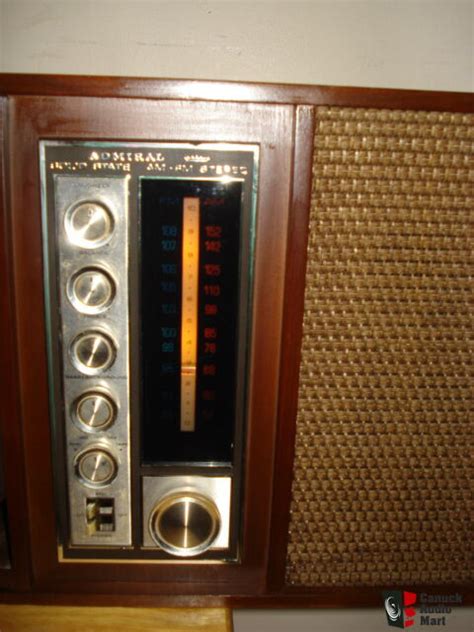 1965 Admiral Tabletop Amfm Stereo Radio And Phonograph Photo 910163