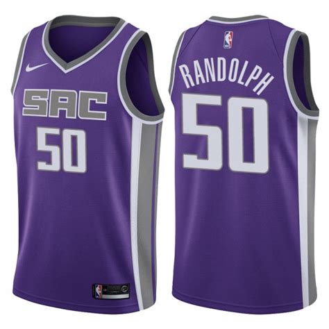 NBA Sacramento Kings # 50 Maillot Swingman Violet Icon de Zach Randolph ...