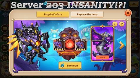 Idle Heroes Server 203 INSANITY YouTube