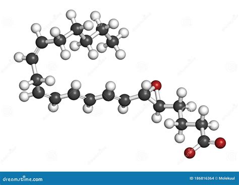 Leukotriene A Lta Molecule D Rendering Stock Illustration