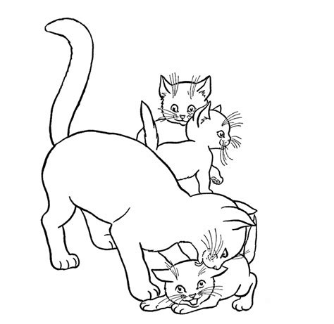 Kitten Coloring Pages Printable Calendar Printables