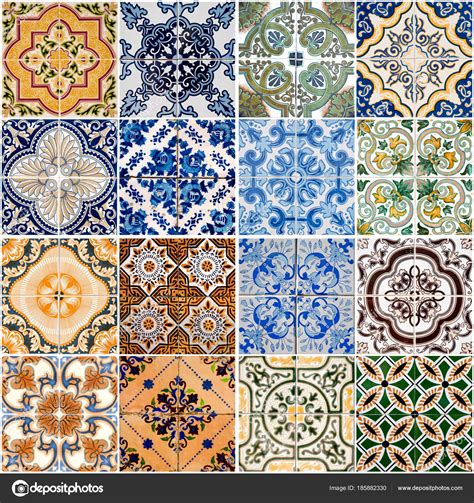 Vintage Ceramic Tiles — Stock Photo © Homydesign 185882330