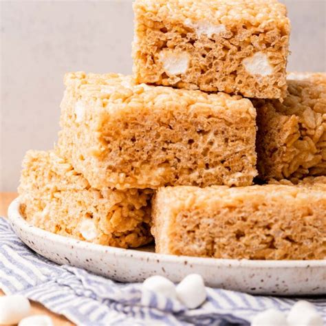 Browned Butter Rice Krispie Treats I Wash You Dry