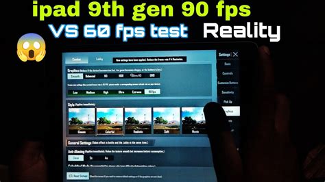 Ipad Th Gen Fps Vs Fps Test Ipad Th Generation Pubg Bgmi Test