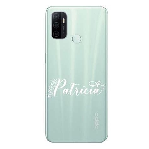 Coque En Silicone Pour Oppo A Et A S Avec Votre Prenom Motif Fleur