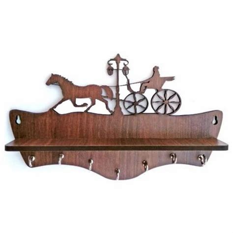 Multicolor Antique Wooden Wall Mounted Key Holder, For Home, Size: 35.1 ...