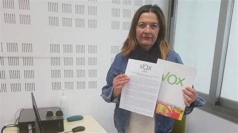 VOX presenta una declaración institucional para que el Pleno del