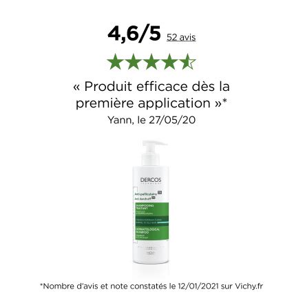 Vichy Dercos Anti Pelliculaire Ds Shampooing Traitant Cheveux Normaux