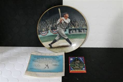 A Delphi Original Collector S Plate Plate 1 Babe Ruth The Called