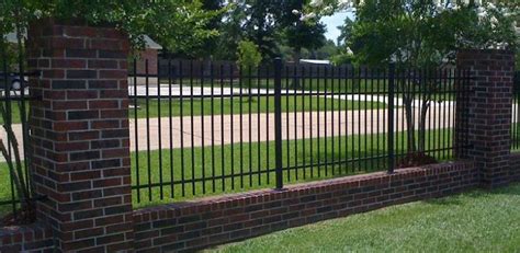 10 Brick Iron Fence Designs To Add Elegance To Your Property Brick