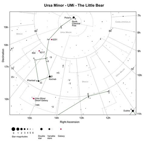 Ursa Minor - Constellation Guide | freestarcharts.com