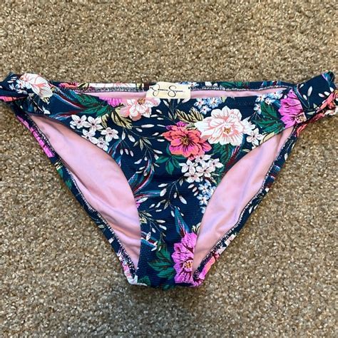 Jessica Simpson Swim Jessica Simpson Floral Bikini Bottom Large