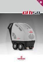 Hot Water High Pressure Cleaner Ci H Comac Spa Three Phase Mobile