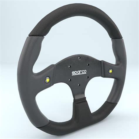 Steering Wheel Sparco L999 3D Model CGTrader