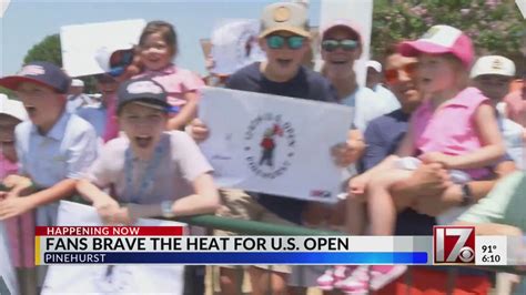 U.S. Open draws thousands to Pinehurst despite heat