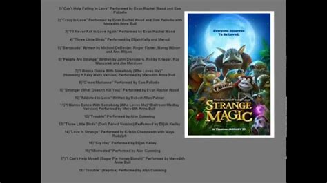 Strange Magic Official Movie Soundtrack List 2015 Youtube