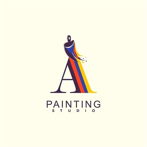 Premium Vector | Painting logo ideas inspiration for busines