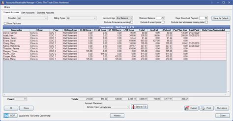 Open Dental Software Tsi Collections