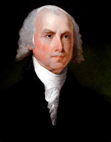 Gilbert Stuart President James Madison Portrait 1821 At National Art