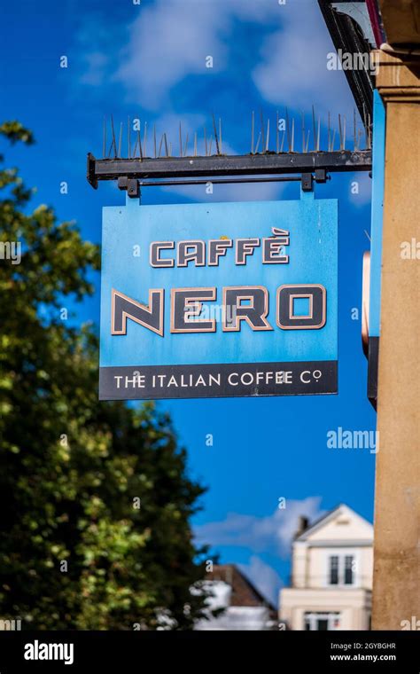 Caffe Nero Sign Cafe Nero Caffè Nero Signage Outside A Caffe Nero