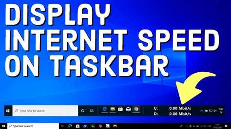 How To Display Internet Speed On Taskbar In Windows 10 Windows 11