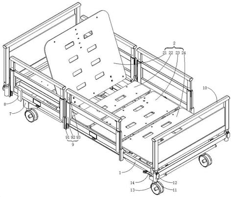 多功能电动医疗床的制作方法
