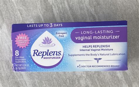 Replens Long Lasting Vaginal Feminine Moisturizer 8 Prefilled