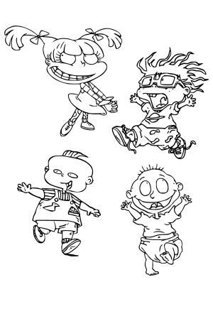 Desenhos E Imagens Rugrats Para Colorir E Imprimir Gr Tis Para Adultos