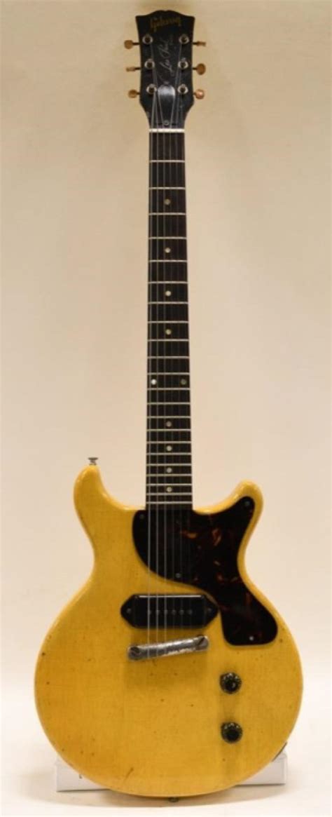 Sold Price 1958 Yellow Gibson Les Paul Jr Tv Model Guitar January 6