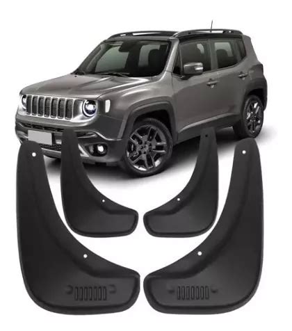 Jogo 4 Pç Flap Lameiro Apara Barro Jeep Renegade 2016 A 2021