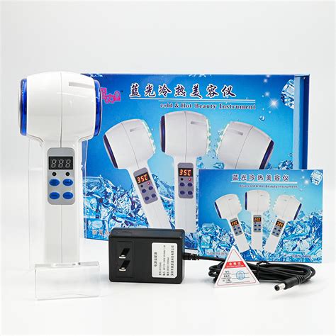 Led Ultrasonic Cryotherapy Hot Cold Hammer Facial Massage Beauty Salon Equipment China Clean