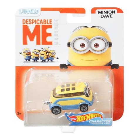 Hot Wheels Angličák kultovní postavy Minion Dave Maxíkovy hračky