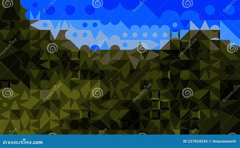 Mosaic Art Shapes Abstracts Background Stock Image Image Of Mosaic