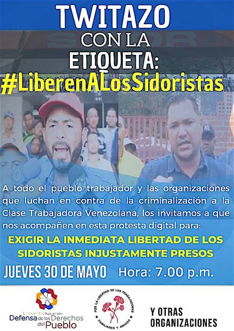 Jueves De Solidaridad Únete A La Lucha Por La Libertad De Daniel Y Leonardo Liberenalossidoristas