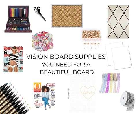 Vision Board Supplies You Need To Make Beautiful Board in 2020