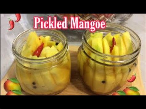 How To Make Pickled Mango Burong Mangga Filam Couple Version Youtube