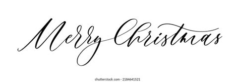 245,481 Merry Christmas Calligraphy Images, Stock Photos, and Vectors ...