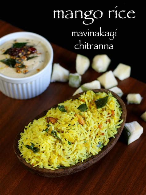 Mango Rice Recipe Mavinakayi Chitranna Mamidikaya Pulihora