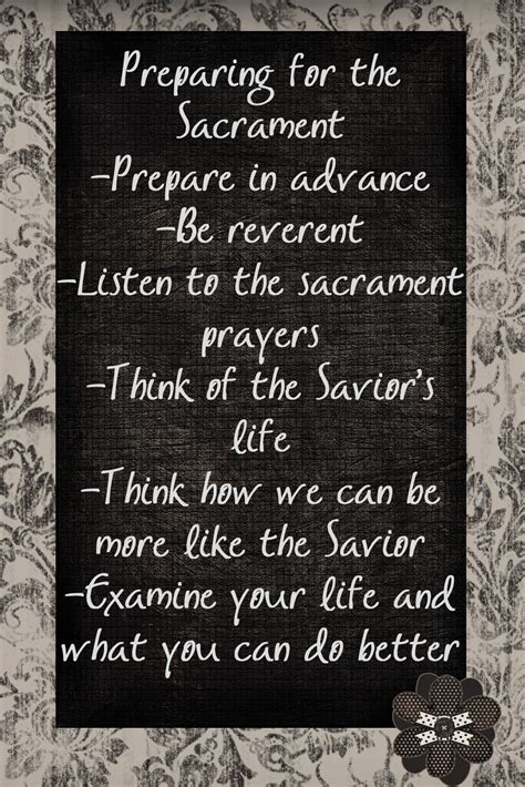 LDS Handouts: Manual 2 Lesson 26- Sacrament