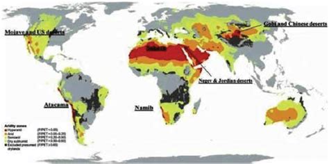 Distribution pattern of arid and semiarid regions [16]. | Download ...