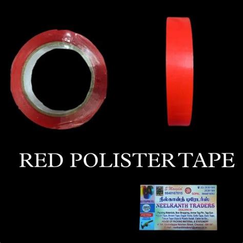 Backing Material Polyster Red Polyester Double Side Tape At Rs 140