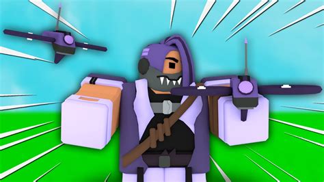 New Cyber Drones Kit In Roblox Bedwars Youtube