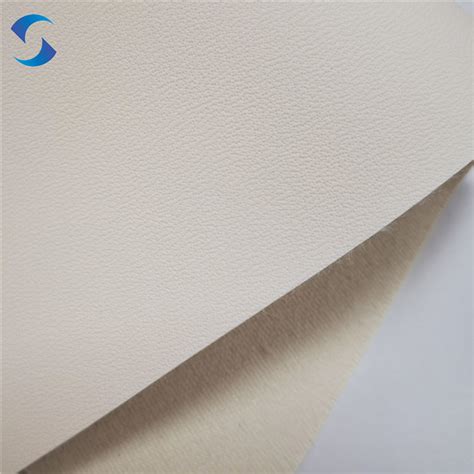 PVC faux Leather Fabric MOQ 1500 white upholstery fabrics online faux ...