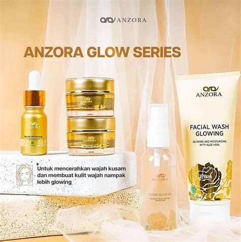 Anzora Glow Skincare Glowing Original Lazada Indonesia